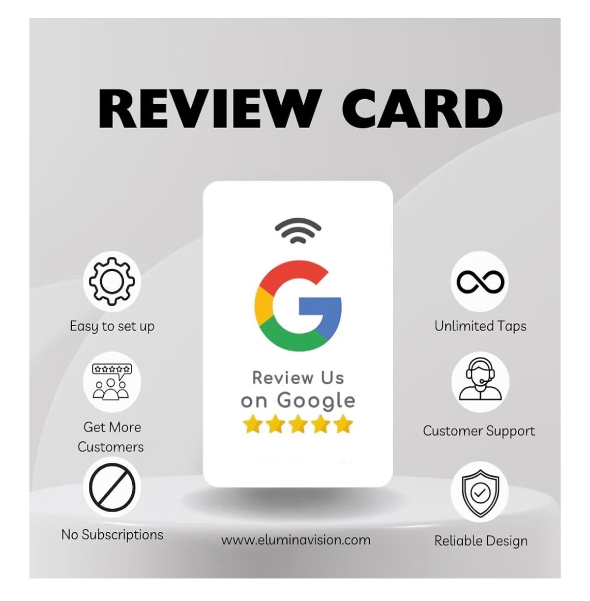 Google Review NFC cards