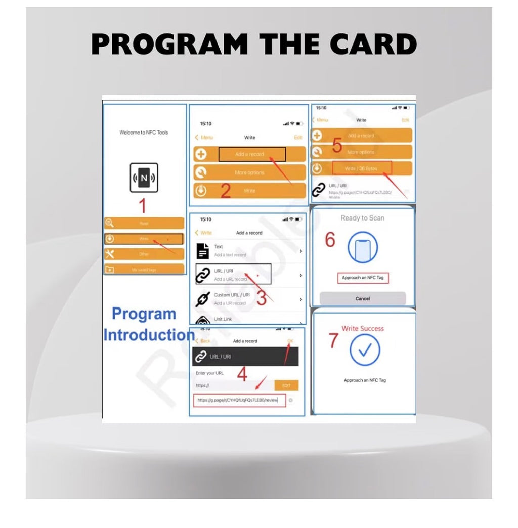 Google Review NFC cards
